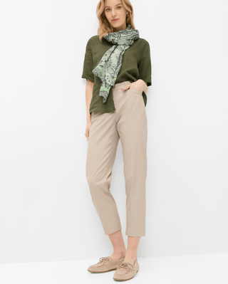 BRAX MARA Pant – Soft Greige