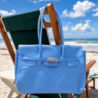 Jelly Firkin Bag – Glossy Top Handle Tote with Lock Detail | Summer 2026