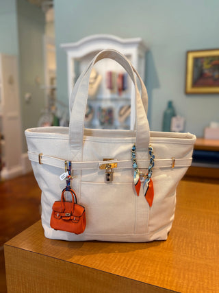 Boatkin Canvas Tote with Zipper Brookwood