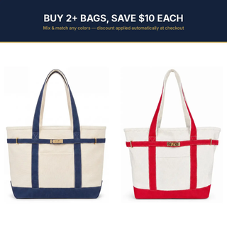 Boatkin Canvas Tote with Zipper
