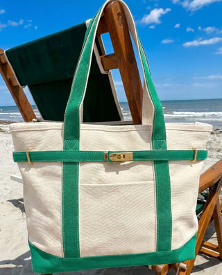 Boatkin Zipper Tote in Greey