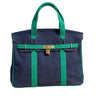 Navy/Green Straps