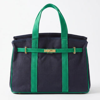 Boatkin Bag — Canvas Boat Tote with Gold Lock