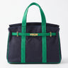 Navy/Green Straps