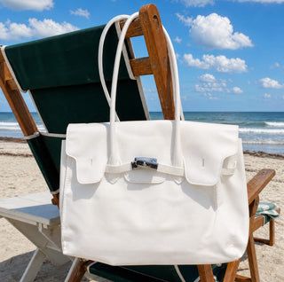 Jelly Firkin Bag – Glossy Top Handle Tote with Lock Detail | Summer 2026