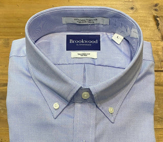 Brookwood Blue Oxford Shirt