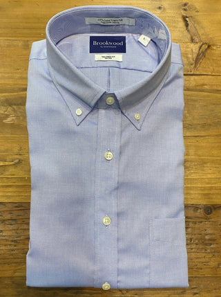 Brookwood Blue Oxford Shirt