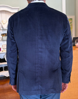 Brookwood Navy Corduroy Sport Coat