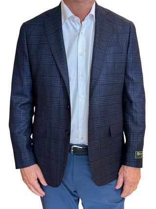 Brookwood Navy Plaid Sport Coat