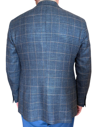 Brookwood Teal/Navy Plaid Sport Coat