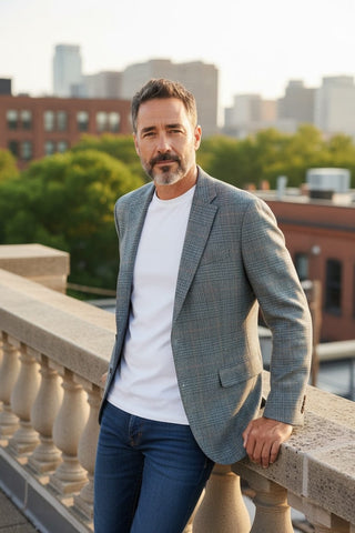 Brookwood Autumn Green Tweed Sport Coat