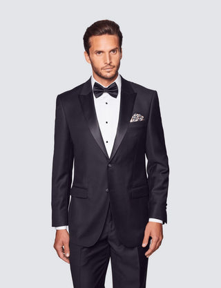 Brookwood Tuxedo - Black with Satin Trim