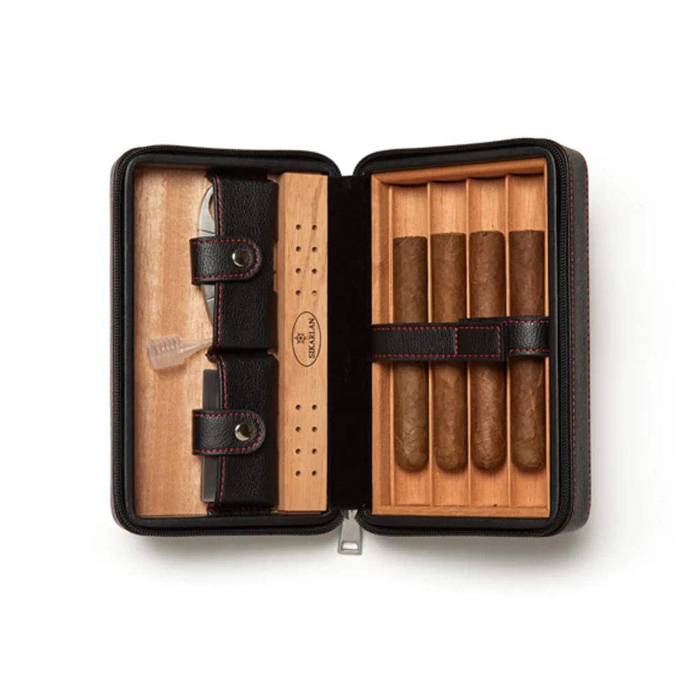 Brouk & Co. Travel Accessories Black Brouk - Liam Cigar Travel Case