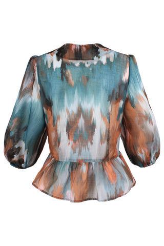Finley Luna Tie Top Autumn Brushstroke