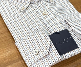 Calder Luxury 100's Twill Tattersail Shirt