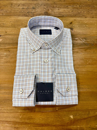 Calder Luxury 100's Twill Tattersail Shirt