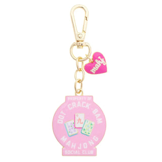 Dot Crack Bam Social Club Bag Charm Canvas Style
