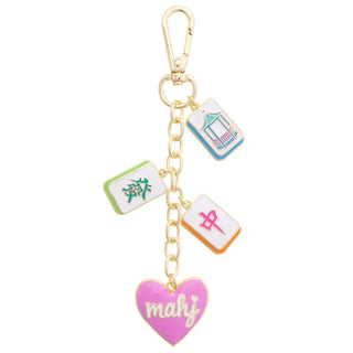 Oh My Mahj Bag Charm Canvas Style