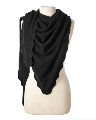 Captiva Cashmere Ruffle Triangle Wrap