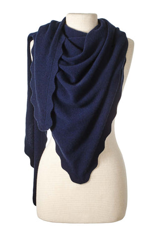 Captiva Cashmere Women's Accessories Captiva Cashmere Ruffle Triangle Wrap