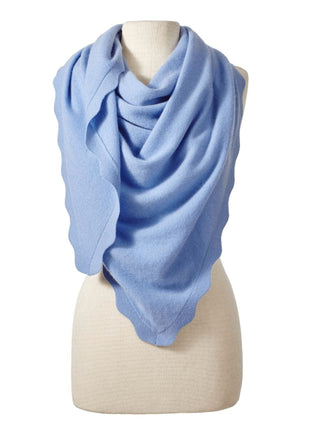 Captiva Cashmere Ruffle Triangle Wrap