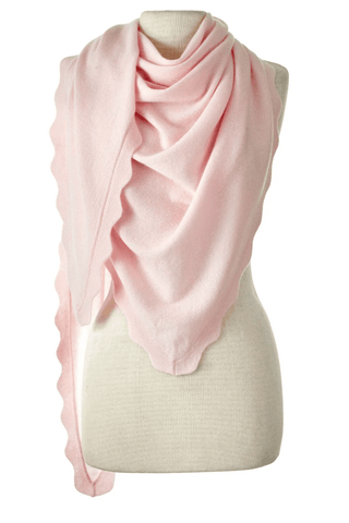Captiva Cashmere Ruffle Triangle Wrap