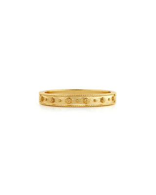 Capucine De Wulf Bracelets Capucine De Wulf Berry Classic Hinged Bangle - Gold
