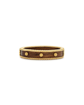 Capucine De Wulf Bracelets Capucine De Wulf Berry Small Hinged Cuff - Teak