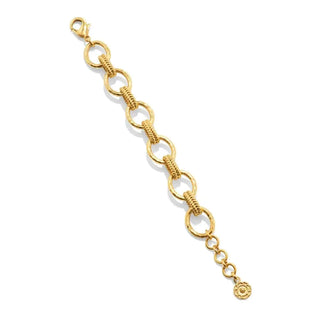 Capucine De Wulf Bracelets Capucine De Wulf Cleopatra Regal Link Bracelet 7" + 1.5" - Gold