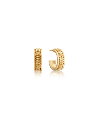Capucine De Wulf Berry Vine Small Hoop Earrings