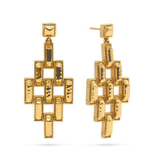 Capucine De Wulf Earrings Capucine De Wulf Pathway Post Drop Earrings - Gold