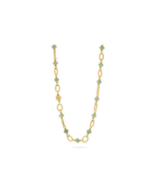 Capucine De Wulf Necklaces Capucine De Wulf Berry & Bead Chain 24" - Meadow Jade