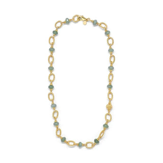 Capucine De Wulf Necklaces Capucine De Wulf Berry & Bead Chain 24" - Meadow Jade