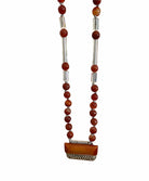Cara Brown Designs Necklaces Cara Brown Orange Agate Found Object Necklace