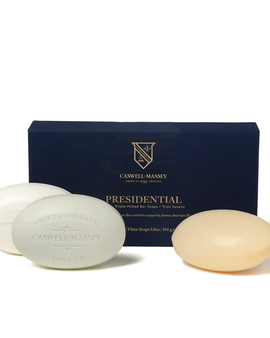 Caswell-Massey Men's Accessories 3-5.8oz Bars Caswell-Massey Presidential Three-Soap Bar Set