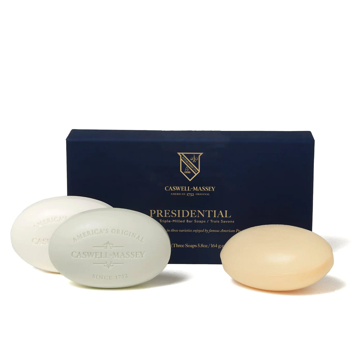 Caswell-Massey Men's Accessories 3-5.8oz Bars Caswell-Massey Presidential Three-Soap Bar Set