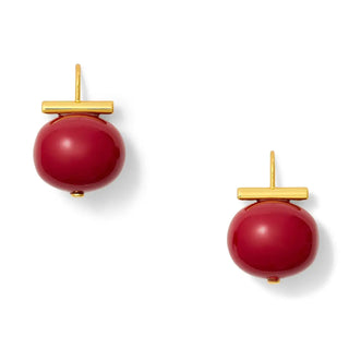 Catherine Canino 14k/Brass Large Pebble Pearl Wire Earrings