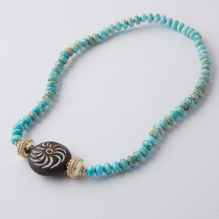 Clara Williams Pendants Clara Williams African Clay Carved Swirl Centerpiece