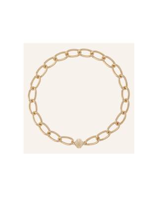 Gold chain necklace design