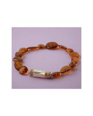 Clara Williams Pendants Clara Williams White MOP Tubular Centerpiece