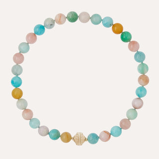 Clara Williams Necklaces Clara Williams Victoire Amazonite, Kunzite, & Aquamarine Necklace