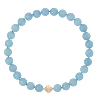 Clara Williams Necklaces Victoire Aquamarine 14mm Necklace