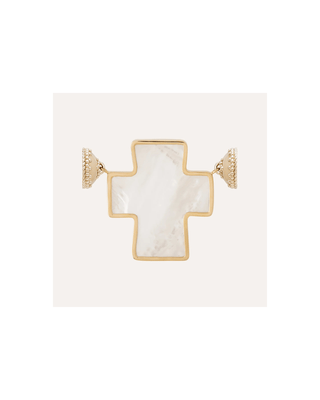 Clara Williams Mother of Pearl Cross Centerpiece