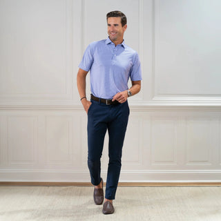 NEWFeatherweights men's blue polo shirt and navy pants