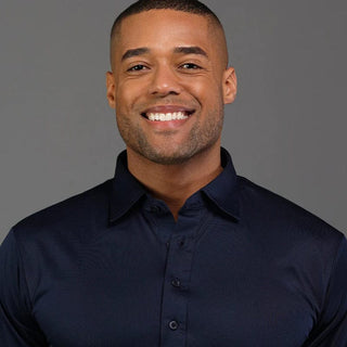 Collars & Co. - Long Sleeve Polo Navy