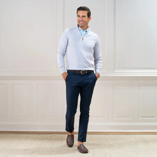 Collars & Co Ocean Key Blue Polo - Planters Exchange