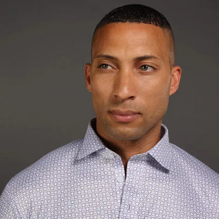 Collars & Co. Semi-Spread Collar Polo Scottsdale Spheres