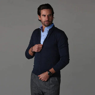 Collars & Co. Sky Blue Semi Polo Shirt Collars & Co.