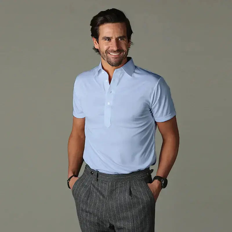 Semi-Spread Collar Polo Sky Blue Original Tall Original Tall / M
