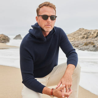 Collars & Co. Double Knit Cotton Hoodie